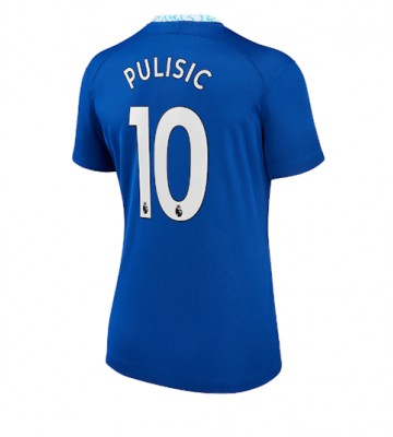 Chelsea Christian Pulisic #10 Hjemmedrakt Kvinner 2022-23 Kortermet